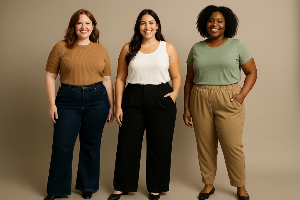 plus size pantalon femme