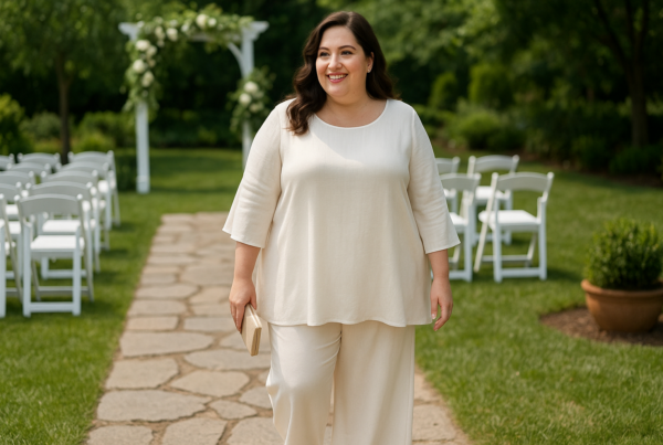 ensemble pantalon tunique pour mariage grande taille