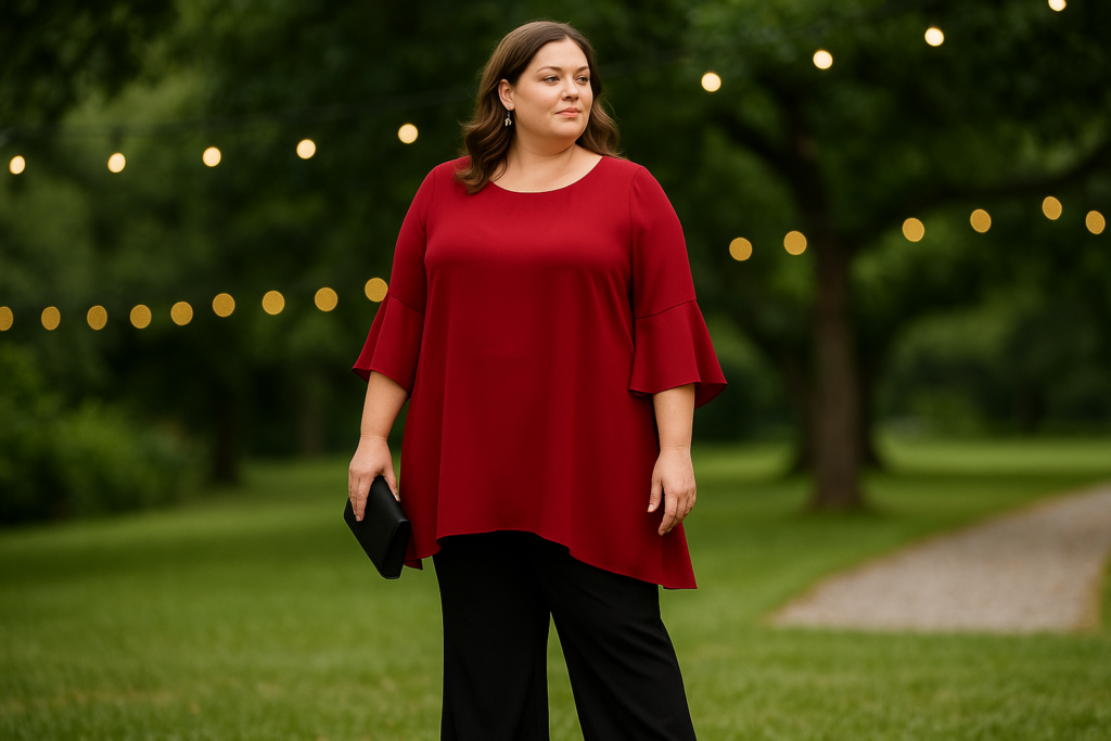 ensemble pantalon tunique pour cérémonie grande taille