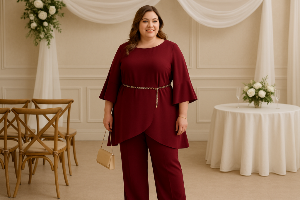 ensemble pantalon tunique pour mariage pour gros