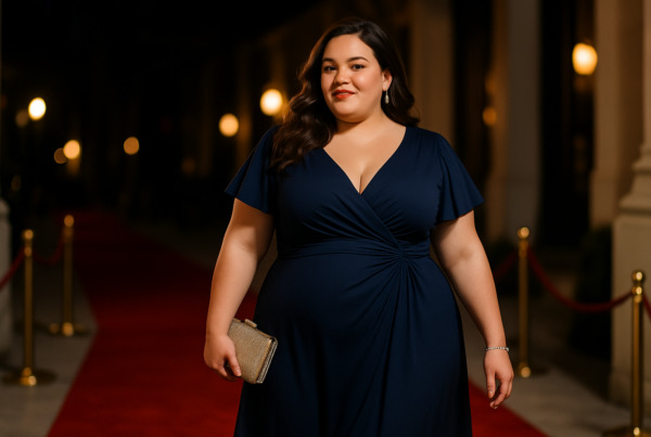 Robe cocktail grande taille