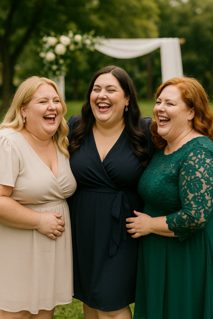 ensembles habillés pour mariage grande taille