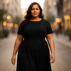 robe noire grande taille