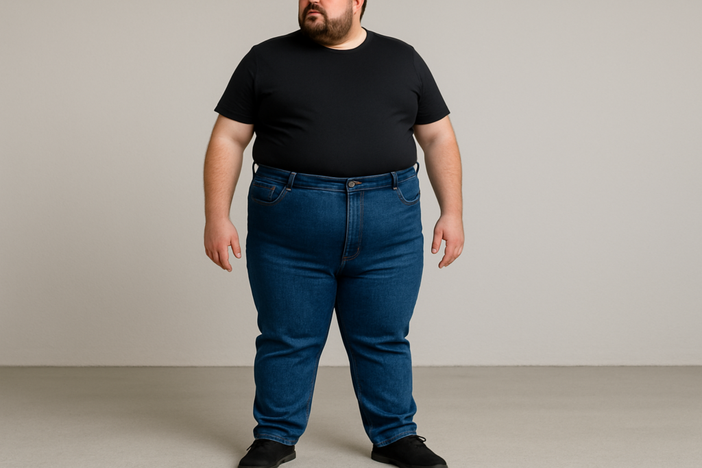 jeans homme obèse