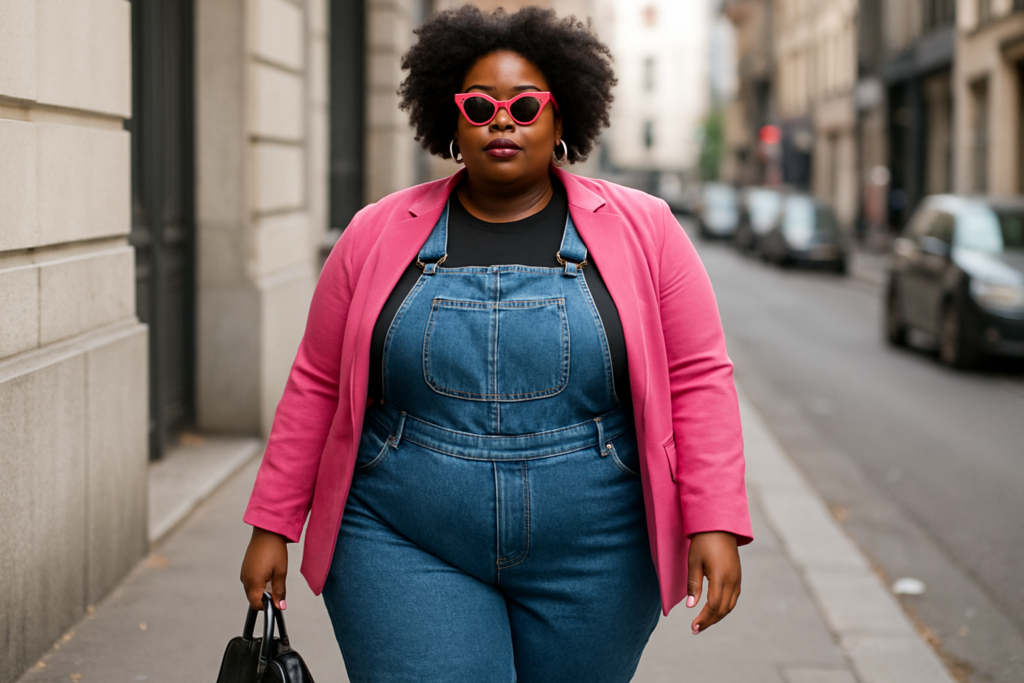 femme mode salopette