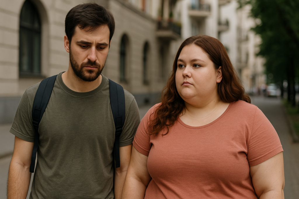 les hommes ne veulent pas d'une femme obèse