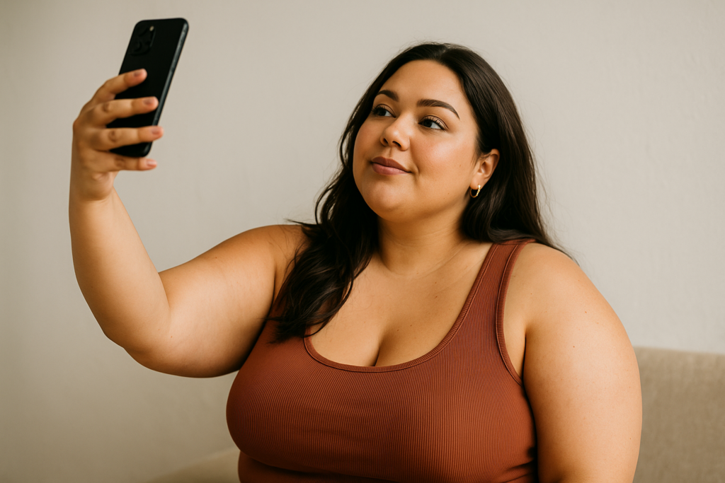 réseaux sociaux mannequin grande taille