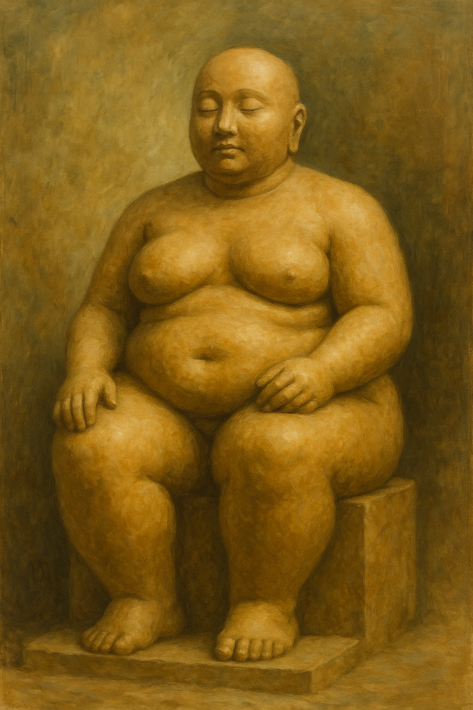 art femme obèse
