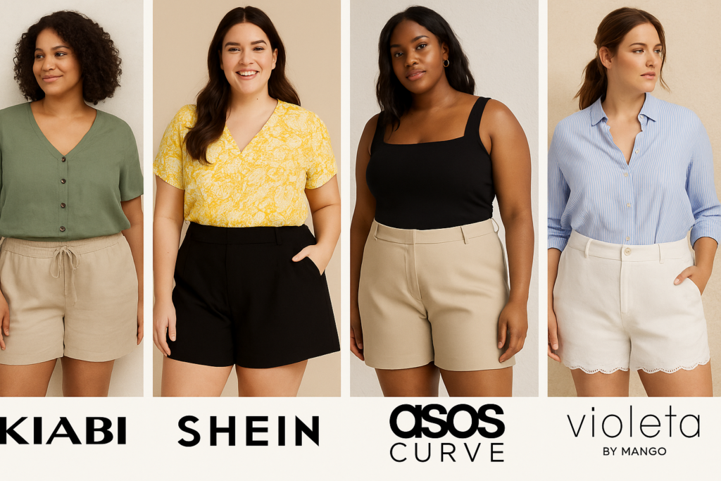 marques qui vendent des shorts grande taille