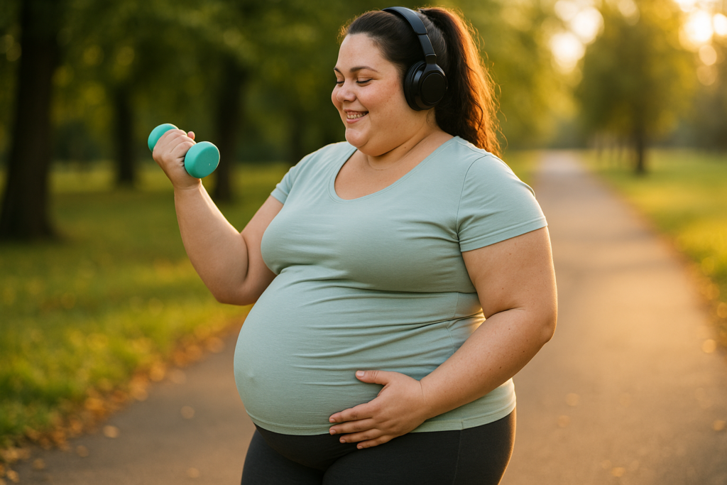 bienfaits sport grossesse grande taille