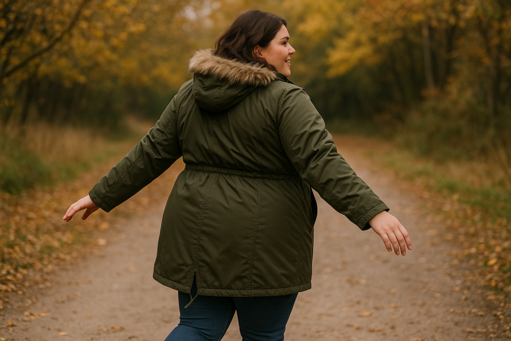 parka confortable grande taille