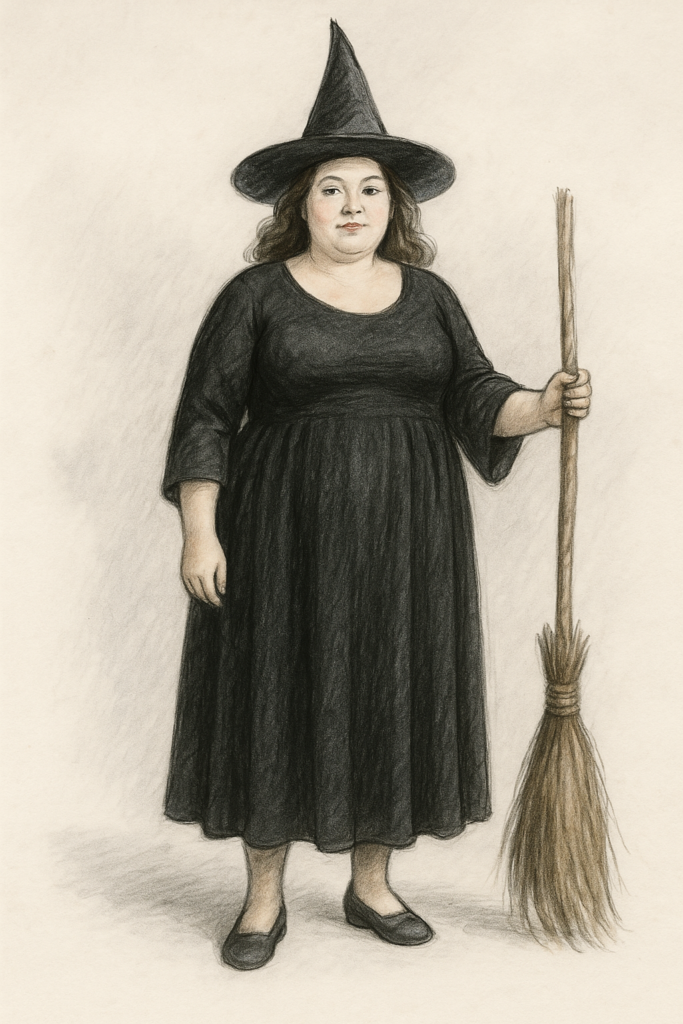 sorcière grande taille