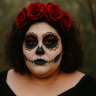 maquillage halloween visage rond