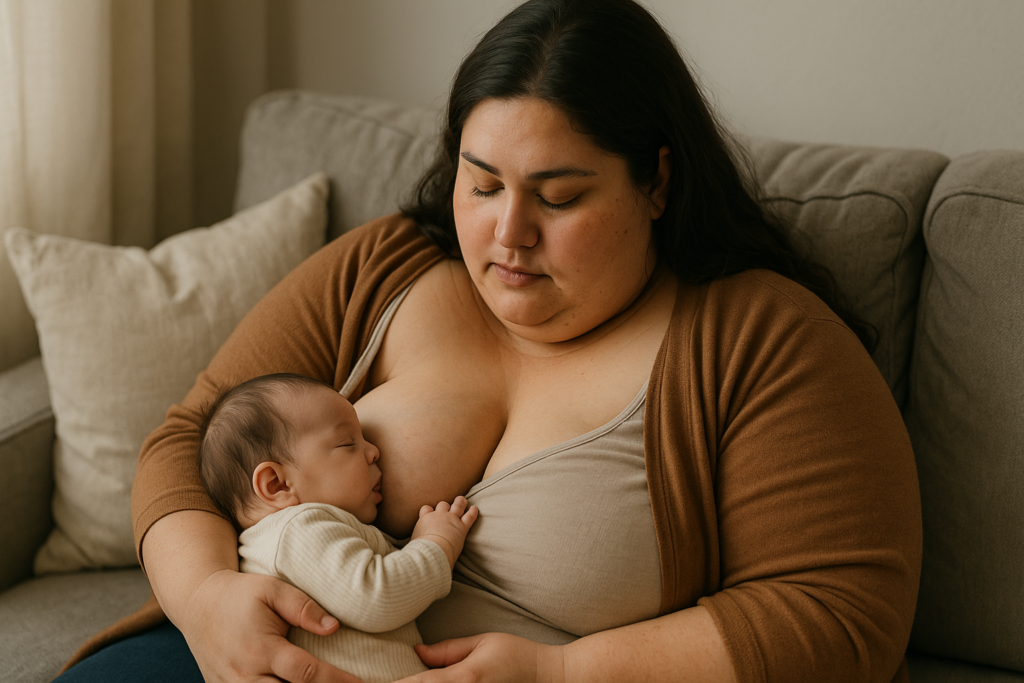 allaitement grande taille