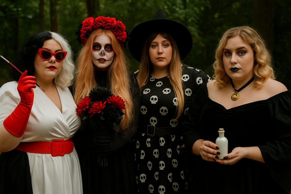 shooting photo Halloween grande taille