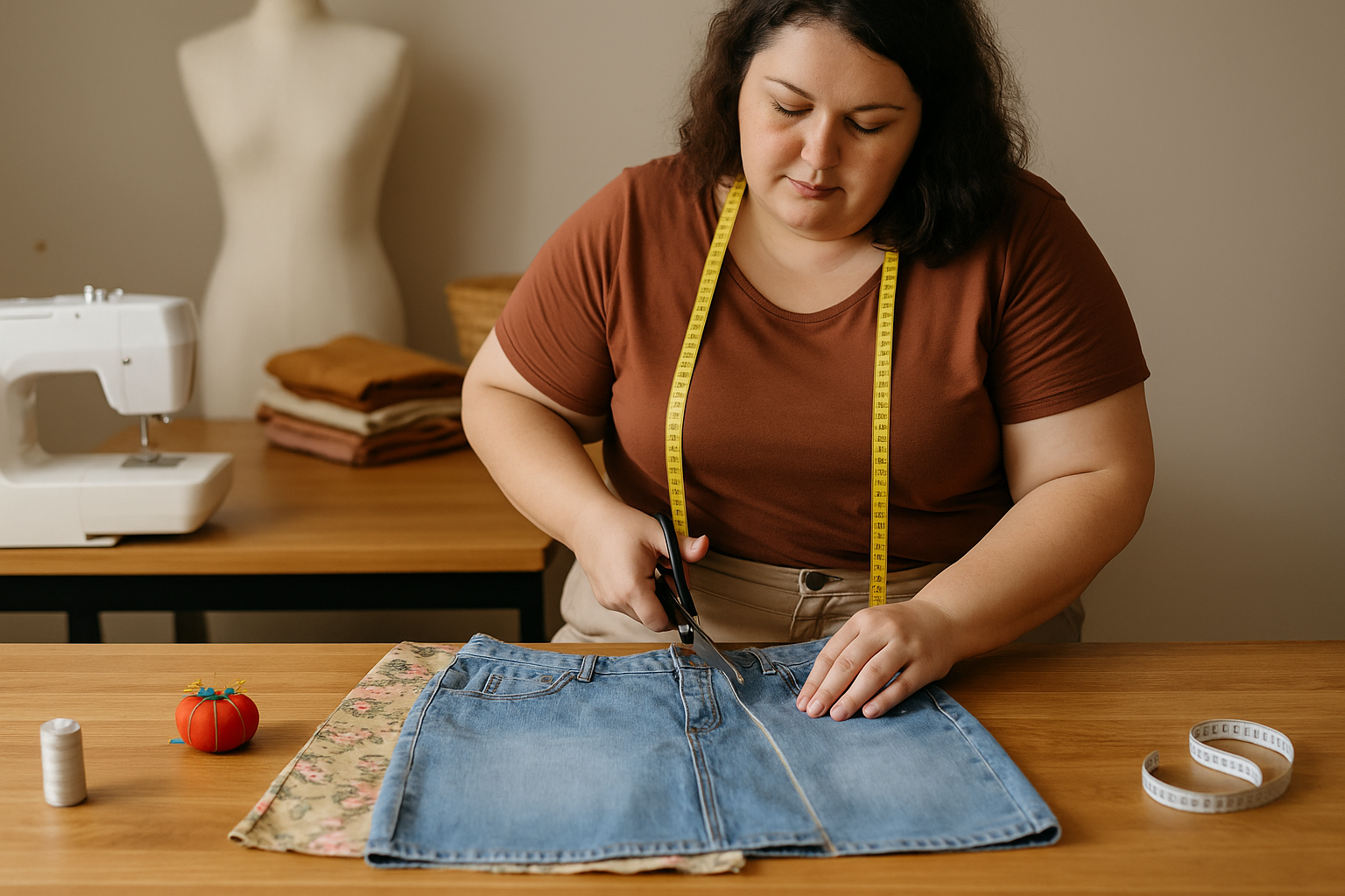Upcycling grande taille : transformer ses vêtements pour mieux les aimer.