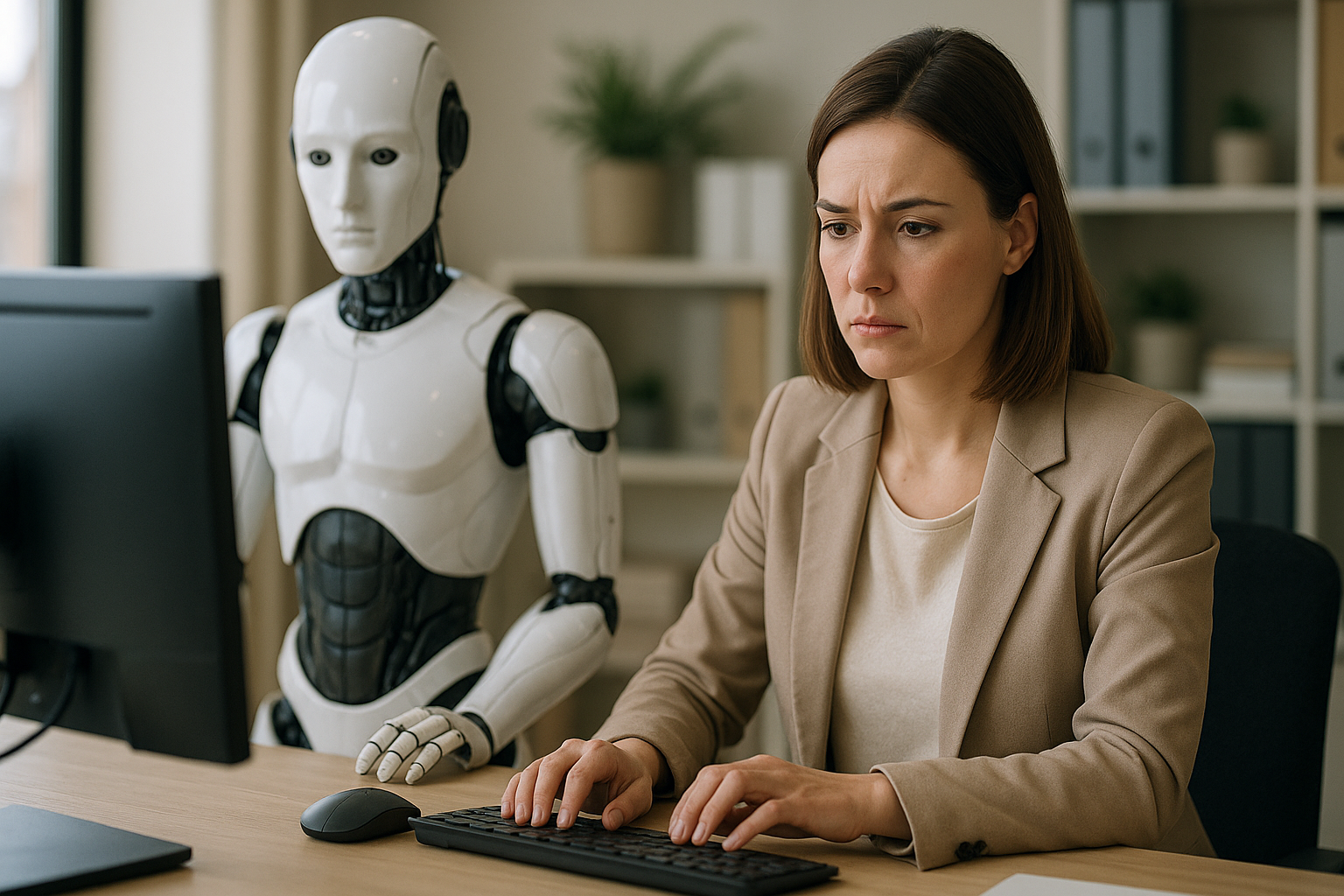 Les métiers dits « féminins » que l’intelligence artificielle menace de faire disparaître.