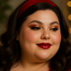 maquillage de noël femme ronde