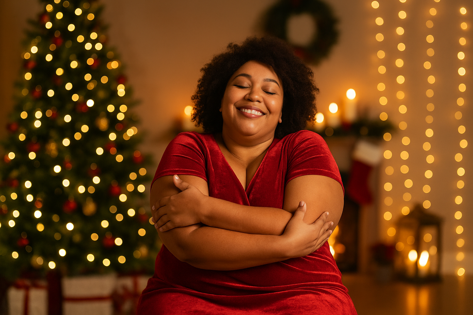 Noël et gratitude : 5 raisons d’aimer son corps quand on est une femme ronde.