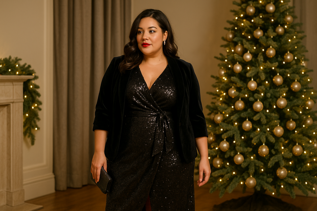 tenue de réveillon femme ronde