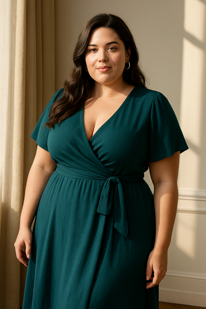 robe femme ronde élégante