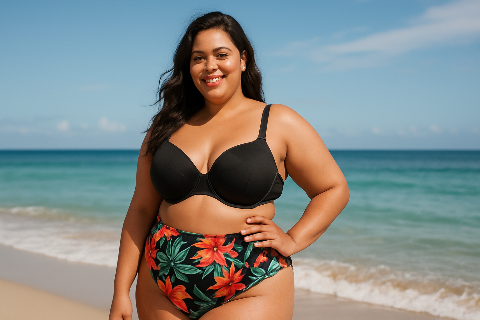 Bikini grande taille : deux pièces et zéro complexe.