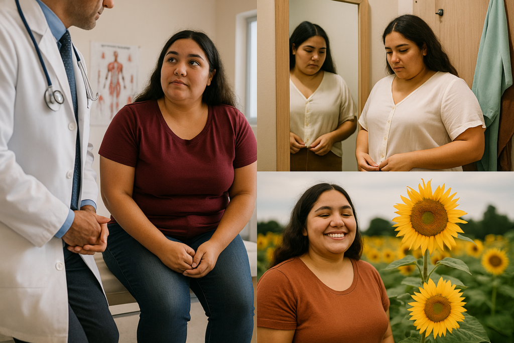 sujets médias femme ronde