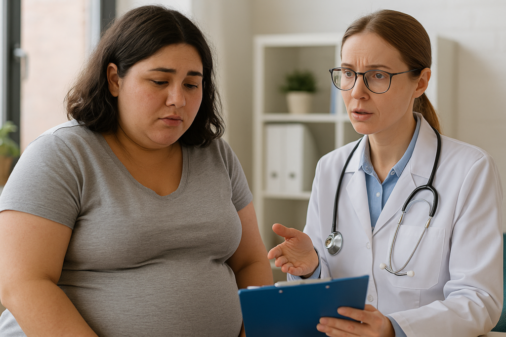 grossesse grande taille et image de soi
