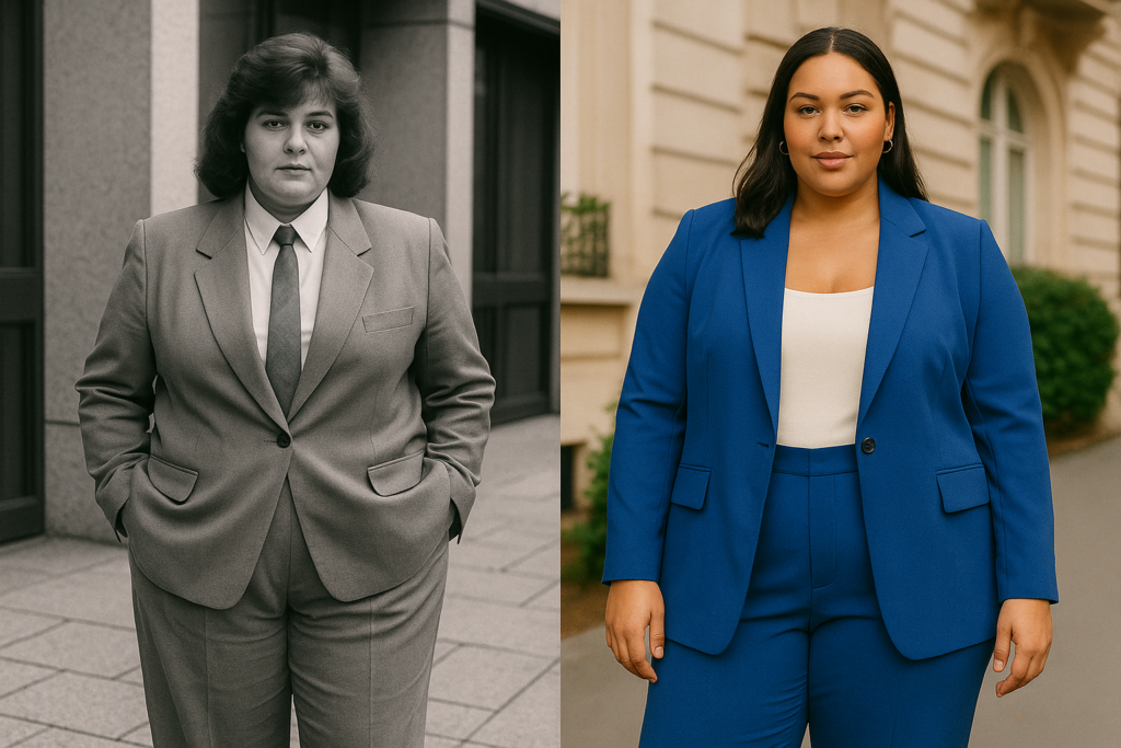 évolution du tailleur grande taille