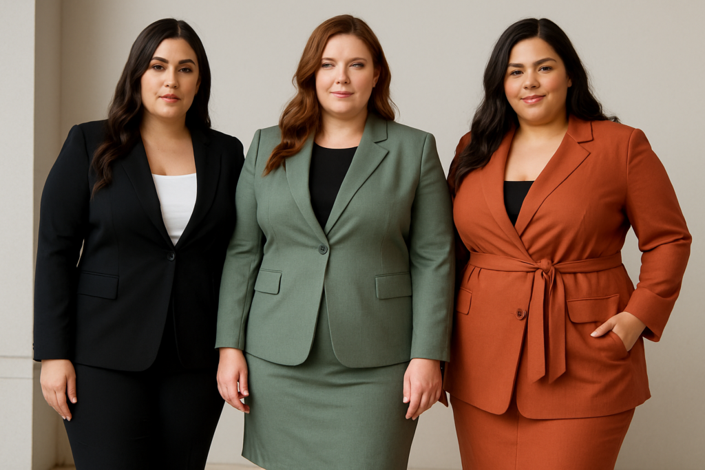 styles de tailleur grande taille