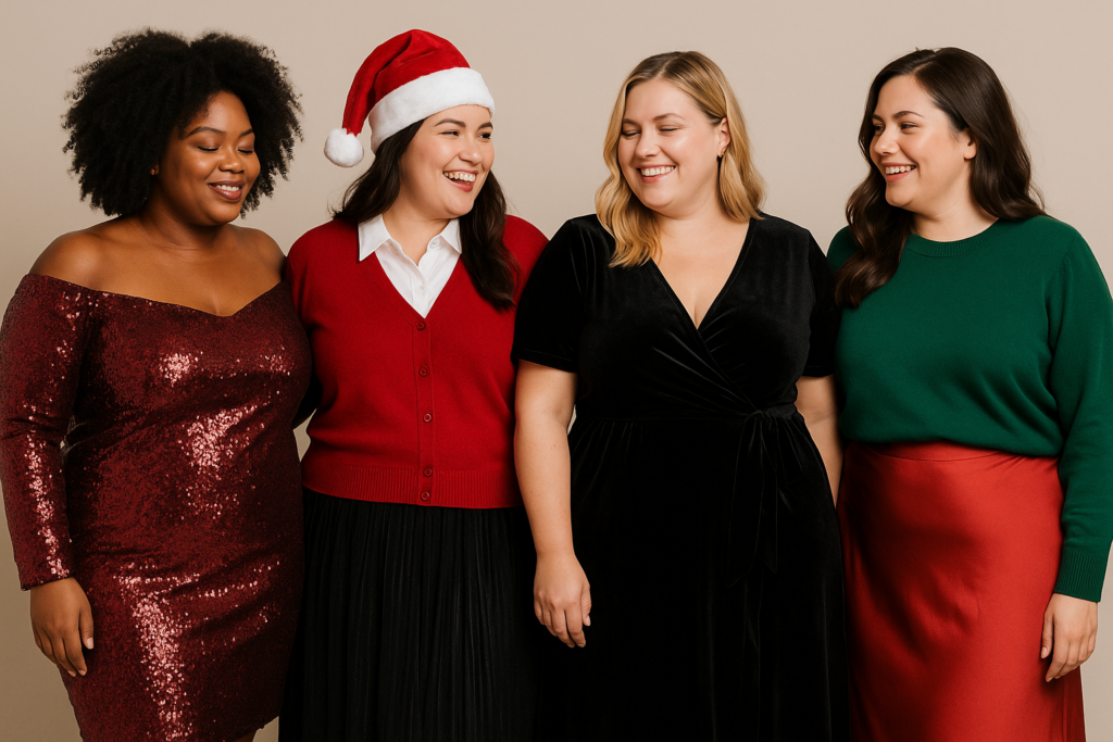 tendance mode grande taille noel