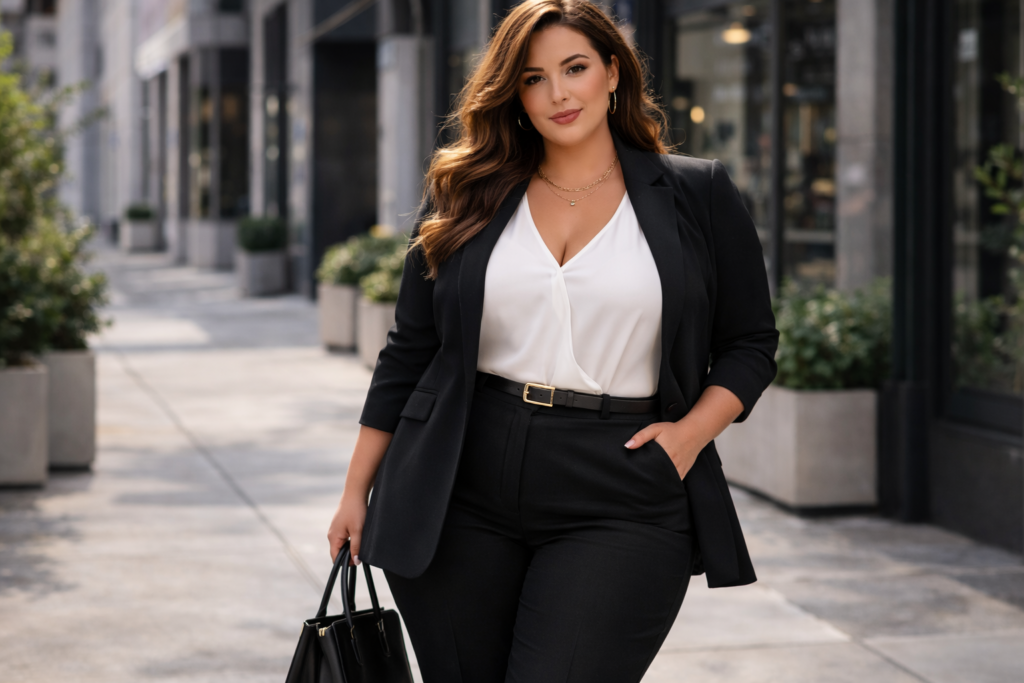 tenue professionnelle pulpeuse