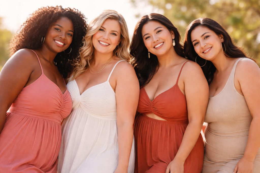 valeurs de beauté inclusives