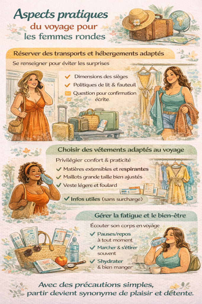 astuces voyage femmes rondes