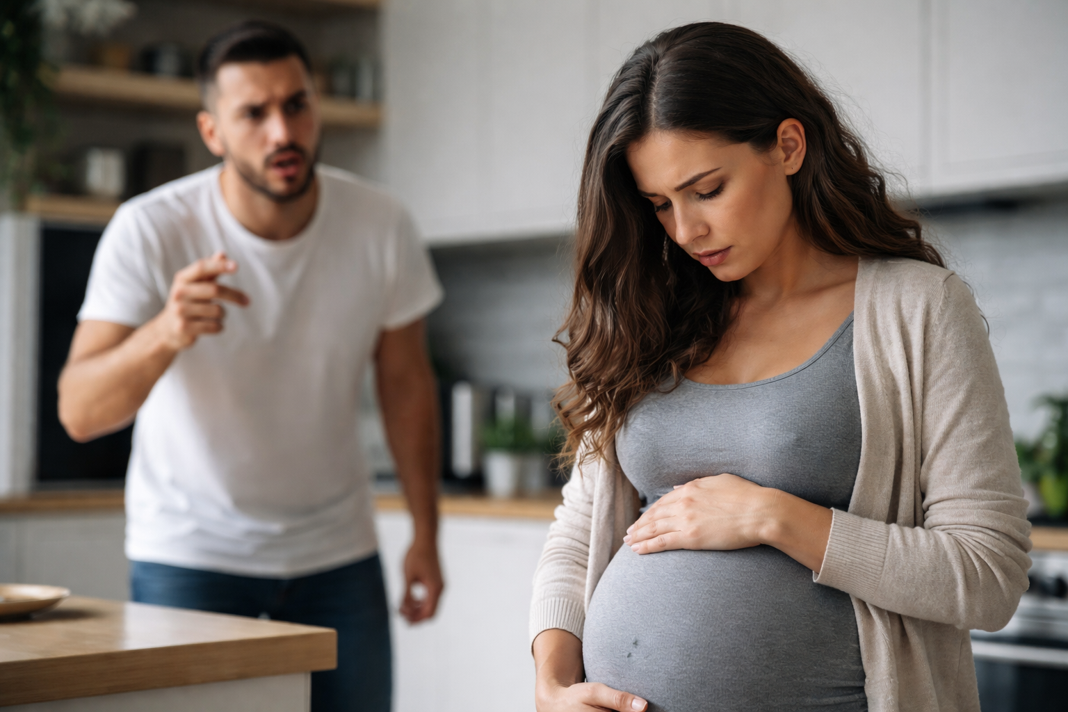 Grossophobie pendant la grossesse : quand l’amour devient un contrôle toxique.