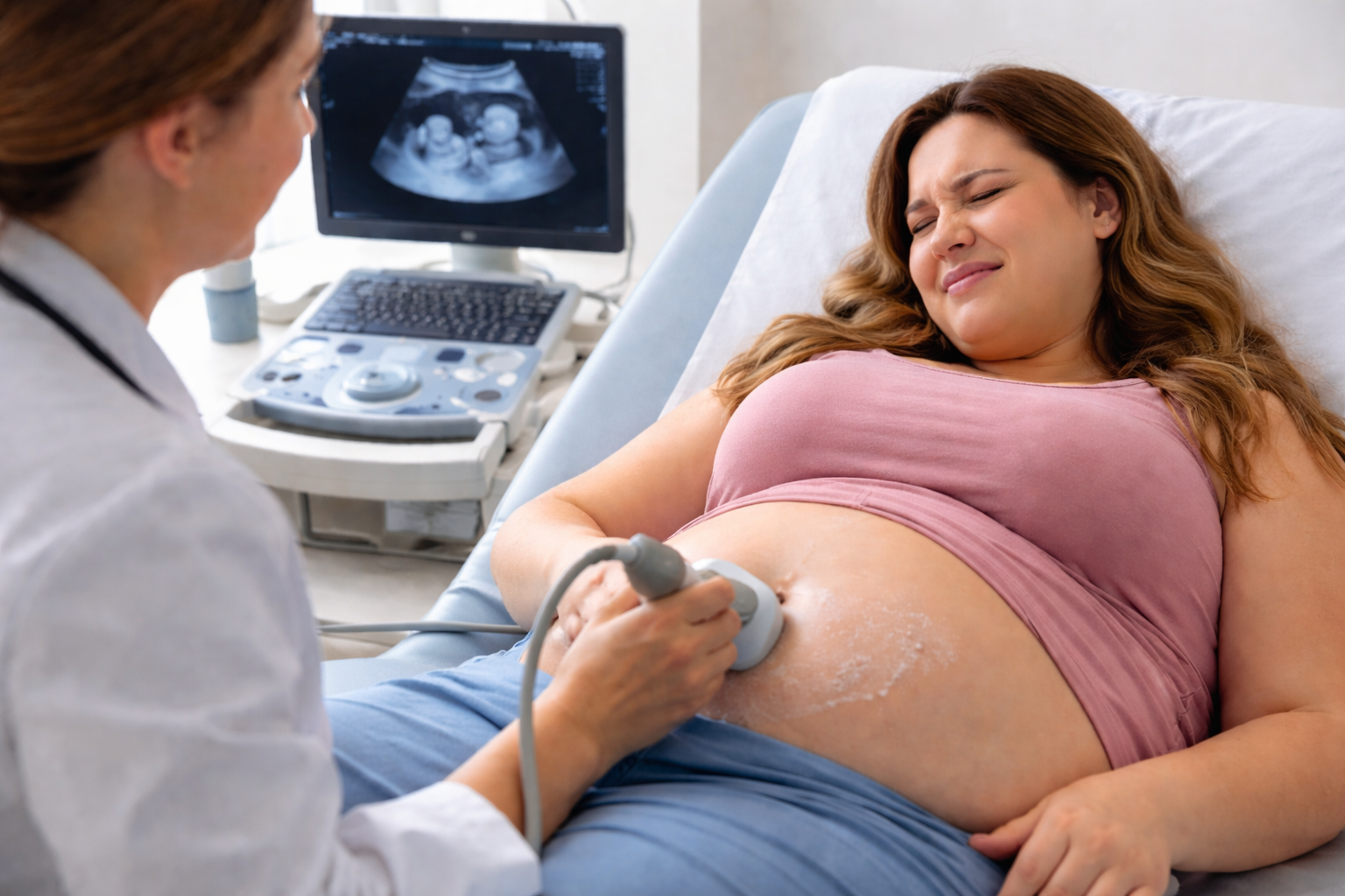 Grossophobie médicale pendant la grossesse : quand l’échographie devient une épreuve.