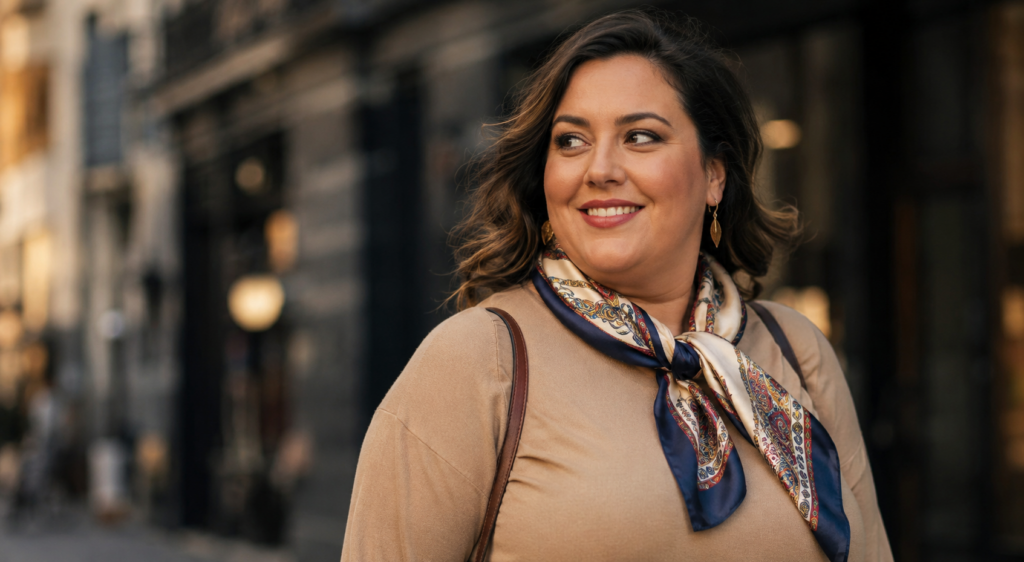 femmes rondes foulards