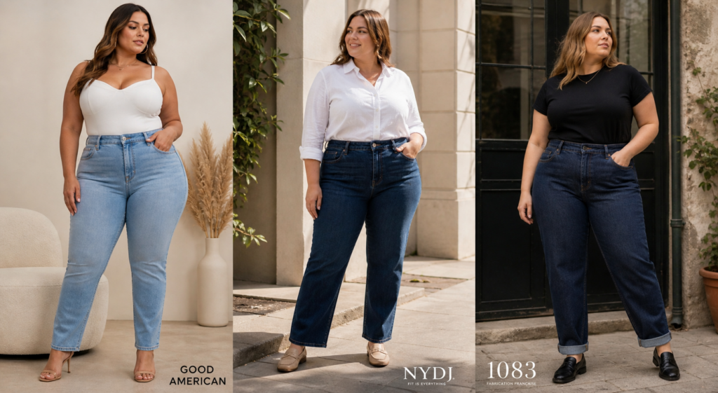 jeans de luxe grande taille