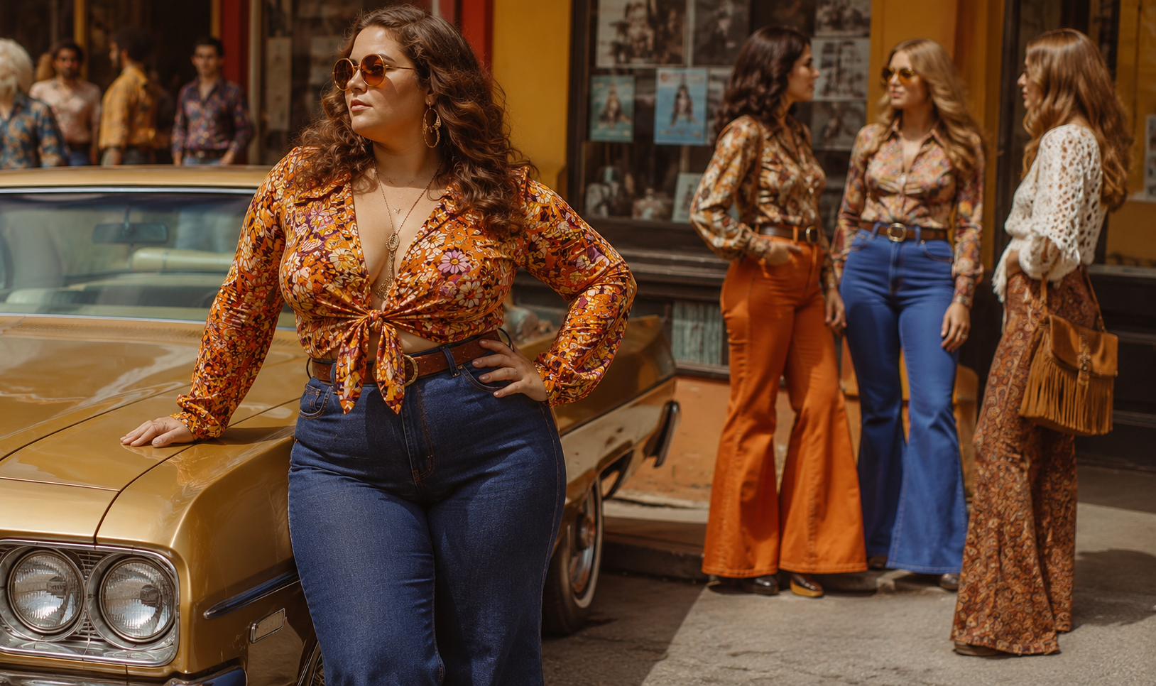 Mode années 70 et femmes rondes : le guide ultime pour adopter un look vintage et tendance.