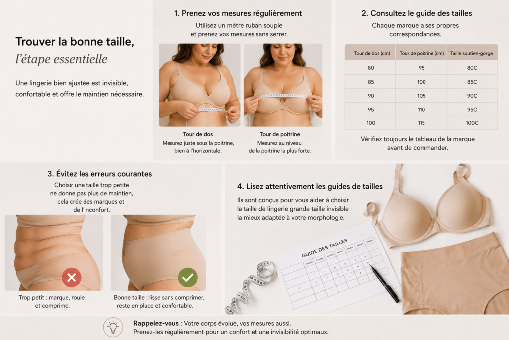 Trouver la bonne taille de lingerie
