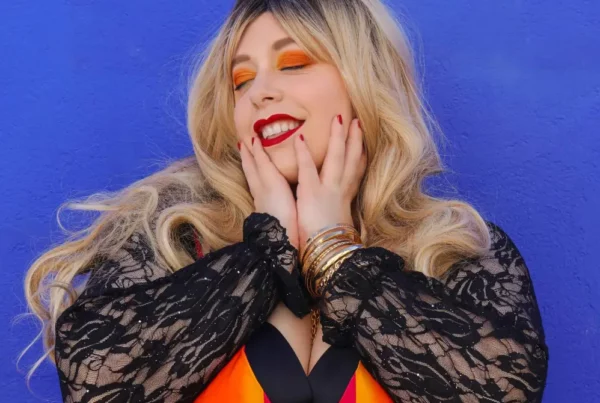 Robe grande taille colorée