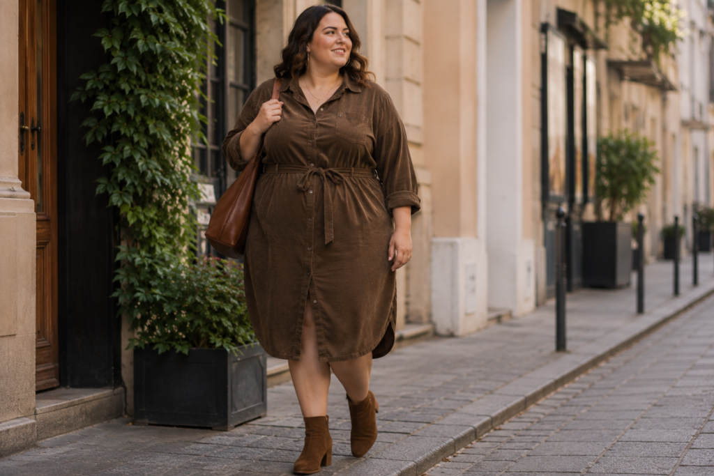 robe chemise grande taille