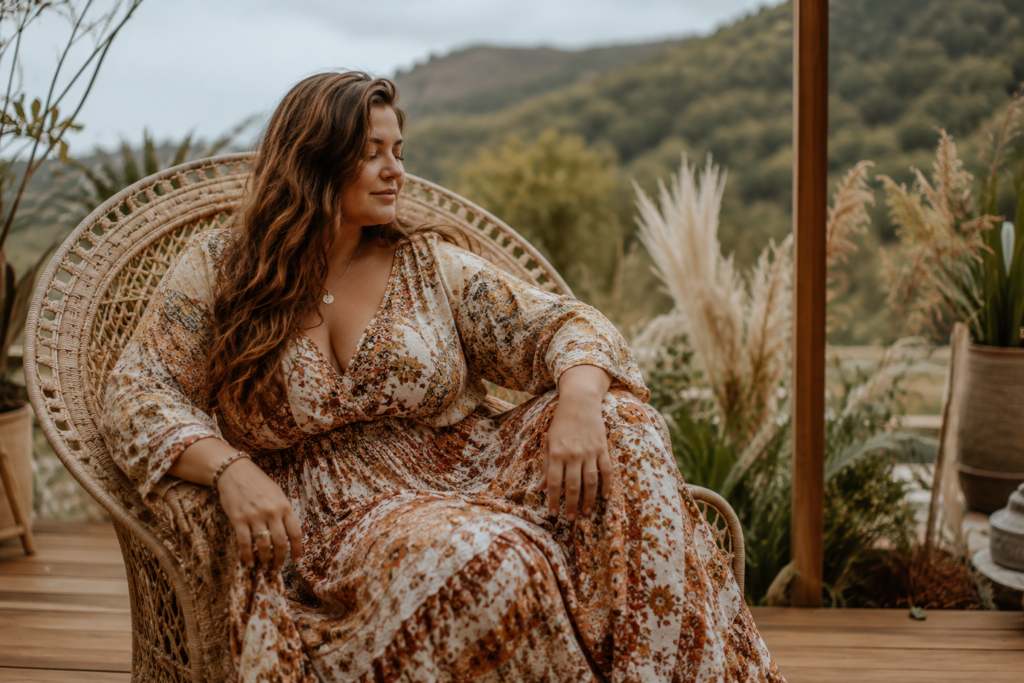 Style bohème grande taille