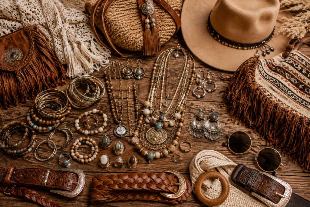 Bijoux et accessoires bohèmes