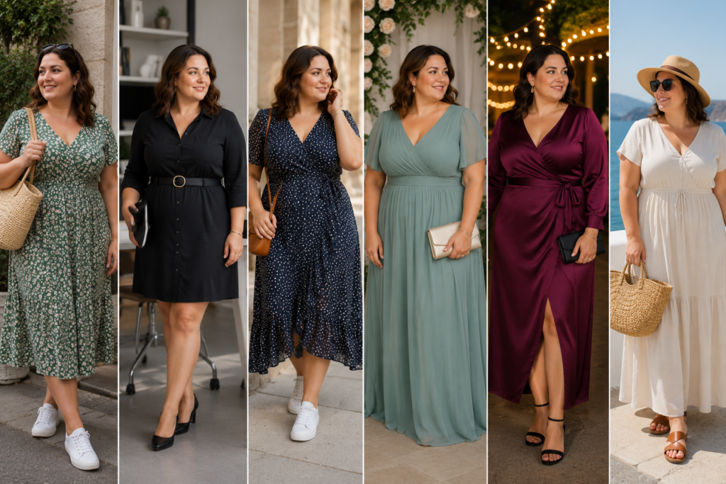 6 robes grande taille