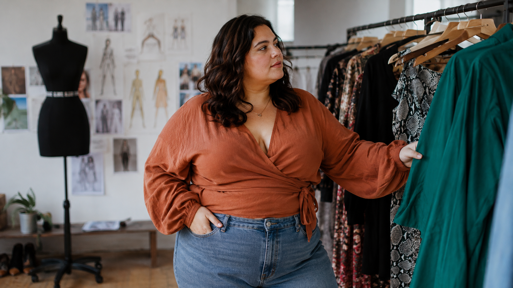Femme ronde : ce que la mode oublie souvent de prendre en compte.