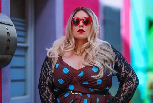 robe à pois grande taille