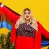 tailleur rouge grande taille